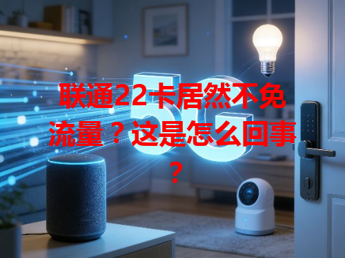 联通22卡居然不免流量？这是怎么回事？