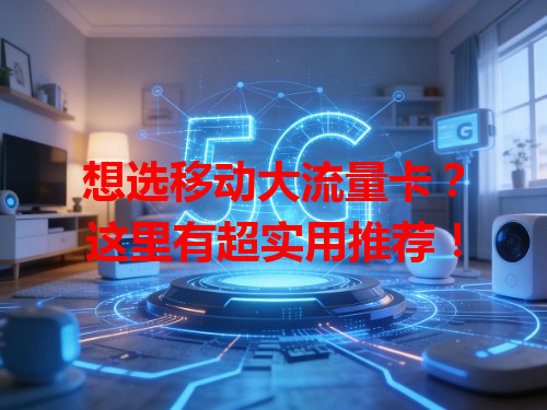 想选移动大流量卡？这里有超实用推荐！