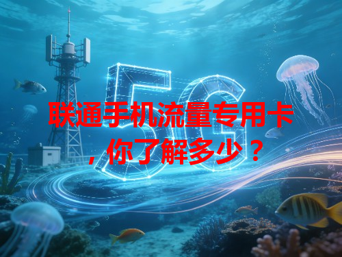 联通手机流量专用卡，你了解多少？