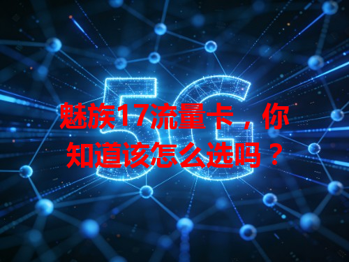 魅族17流量卡，你知道该怎么选吗？