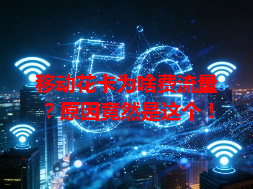 移动花卡为啥费流量？原因竟然是这个！
