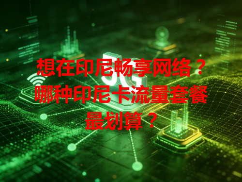 想在印尼畅享网络？哪种印尼卡流量套餐最划算？
