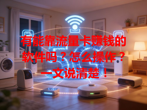 有能靠流量卡赚钱的软件吗？怎么操作？一文说清楚！