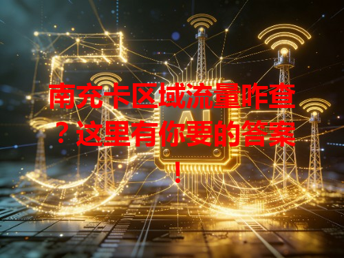 南充卡区域流量咋查？这里有你要的答案！