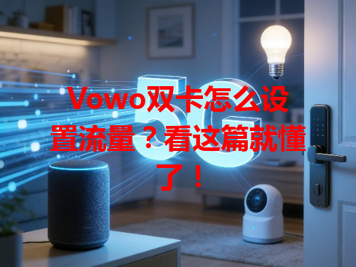 Vowo双卡怎么设置流量？看这篇就懂了！