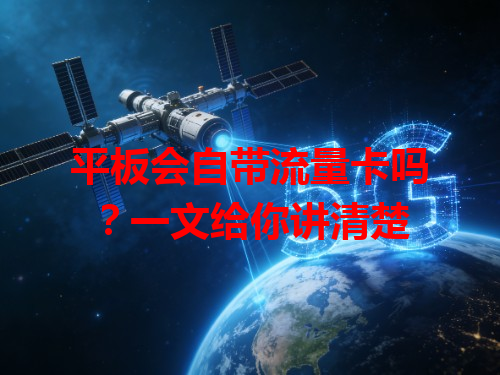 平板会自带流量卡吗？一文给你讲清楚