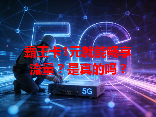 霸王卡1元就能畅享流量？是真的吗？