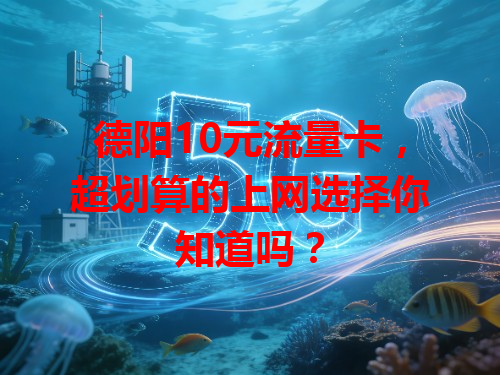 德阳10元流量卡，超划算的上网选择你知道吗？