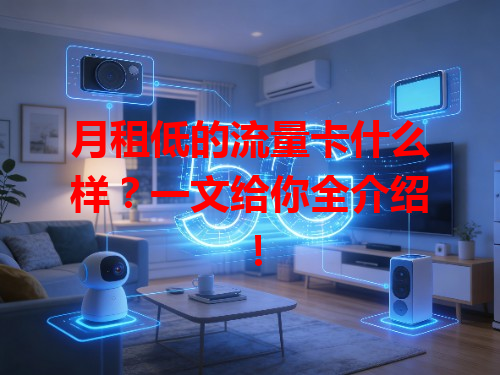 月租低的流量卡什么样？一文给你全介绍！