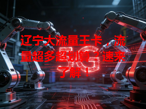 辽宁大流量王卡，流量超多超划算？速来了解！