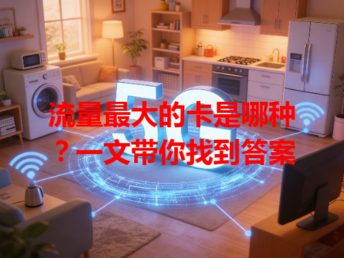 流量最大的卡是哪种？一文带你找到答案