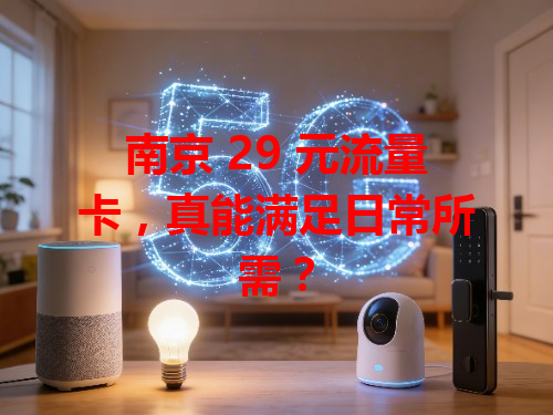 南京 29 元流量卡，真能满足日常所需？