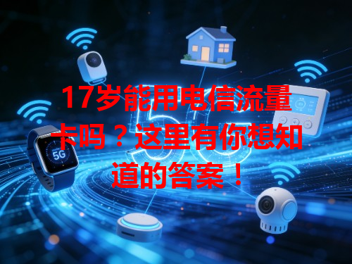 17岁能用电信流量卡吗？这里有你想知道的答案！