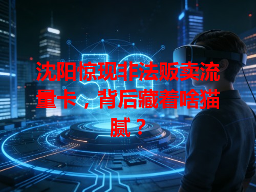 沈阳惊现非法贩卖流量卡，背后藏着啥猫腻？