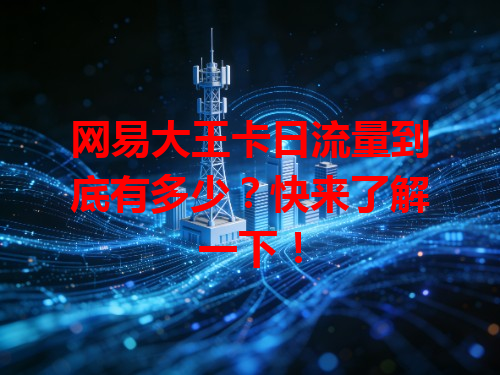 网易大王卡日流量到底有多少？快来了解一下！