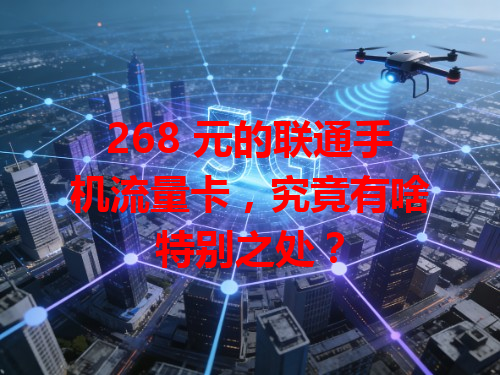 268 元的联通手机流量卡，究竟有啥特别之处？