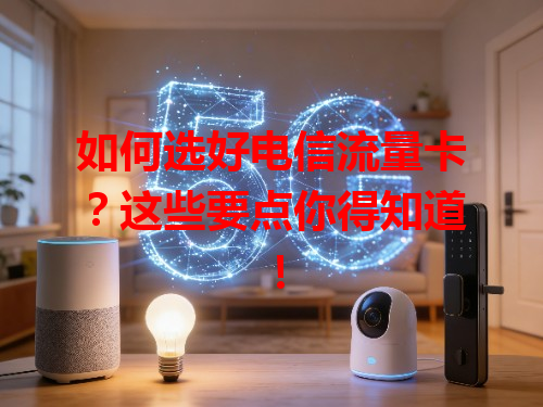 如何选好电信流量卡？这些要点你得知道！
