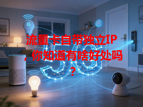 流量卡自带独立IP，你知道有啥好处吗？