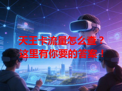 天王卡流量怎么查？这里有你要的答案！