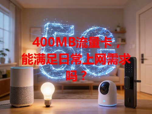 400MB流量卡，能满足日常上网需求吗？