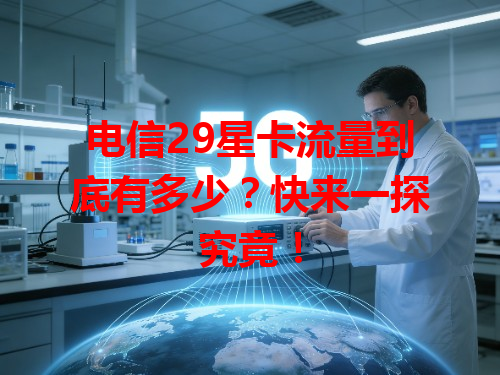 电信29星卡流量到底有多少？快来一探究竟！