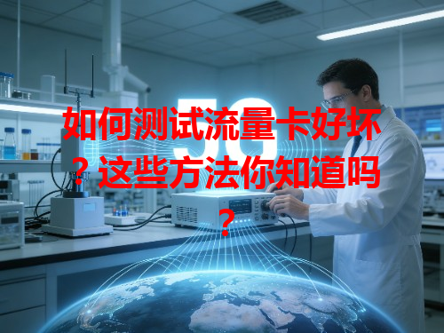 如何测试流量卡好坏？这些方法你知道吗？