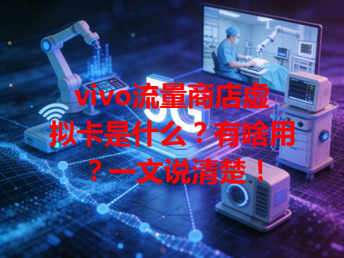 vivo流量商店虚拟卡是什么？有啥用？一文说清楚！