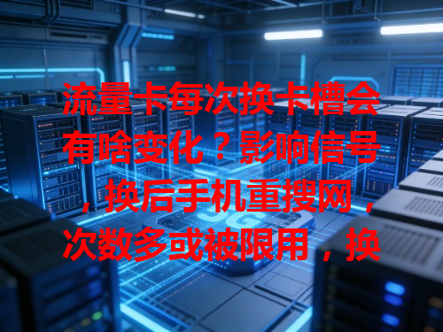 流量卡每次换卡槽会有啥变化？影响信号，换后手机重搜网，次数多或被限用，换时要谨慎！