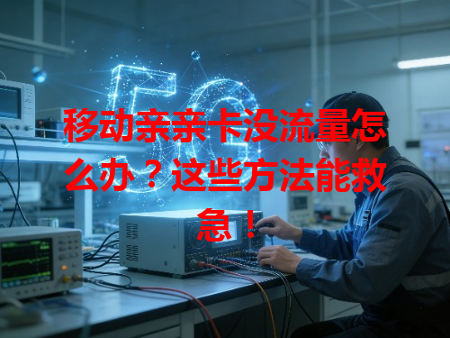移动亲亲卡没流量怎么办？这些方法能救急！