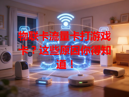 物联卡流量卡打游戏卡？这些原因你得知道！