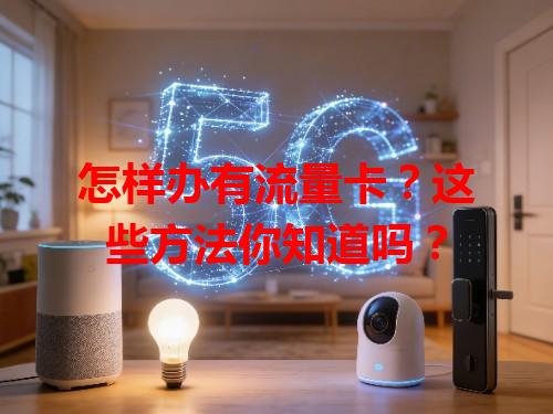 怎样办有流量卡？这些方法你知道吗？