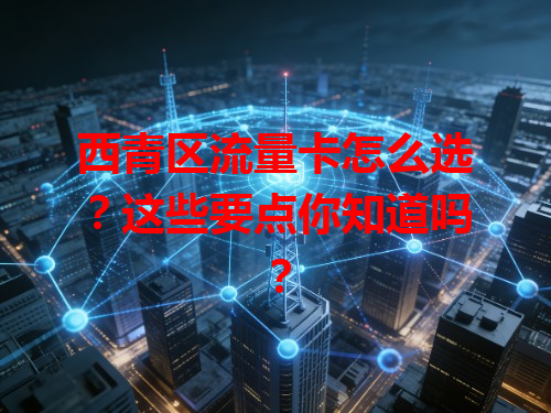 西青区流量卡怎么选？这些要点你知道吗？