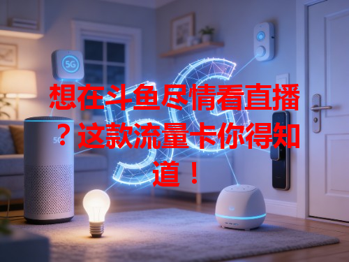 想在斗鱼尽情看直播？这款流量卡你得知道！