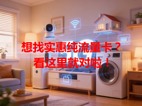 想找实惠纯流量卡？看这里就对啦！