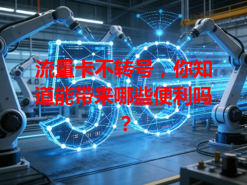 流量卡不转号，你知道能带来哪些便利吗？