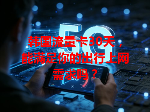 韩国流量卡30天，能满足你的出行上网需求吗？