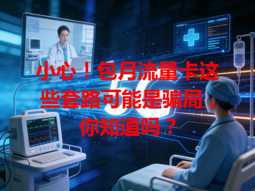 小心！包月流量卡这些套路可能是骗局，你知道吗？