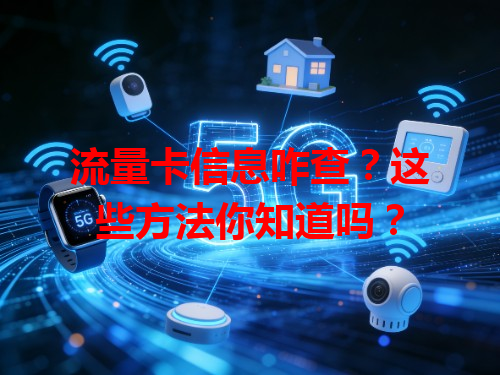流量卡信息咋查？这些方法你知道吗？