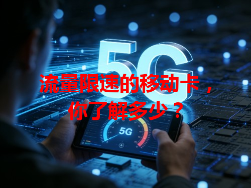 流量限速的移动卡，你了解多少？