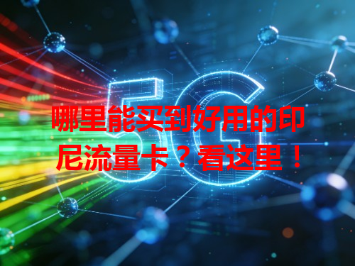 哪里能买到好用的印尼流量卡？看这里！