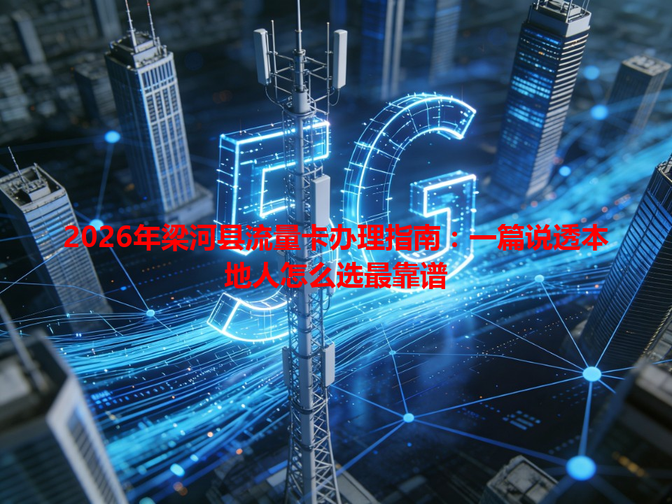 2026年梁河县流量卡办理指南：一篇说透本地人怎么选最靠谱