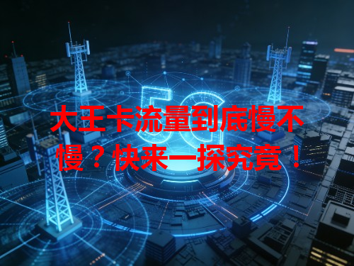 大王卡流量到底慢不慢？快来一探究竟！