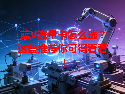 蓝V流量卡怎么选？这些推荐你可得看看！