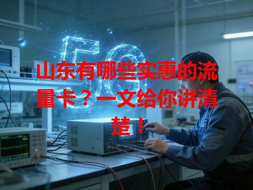 山东有哪些实惠的流量卡？一文给你讲清楚！