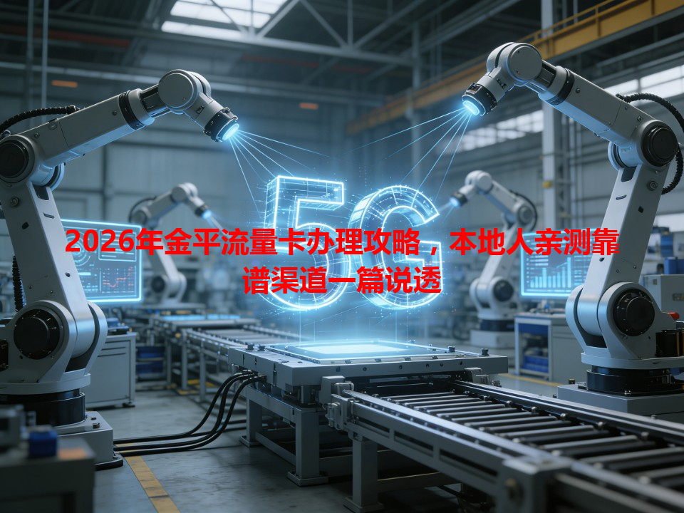 2026年金平流量卡办理攻略，本地人亲测靠谱渠道一篇说透