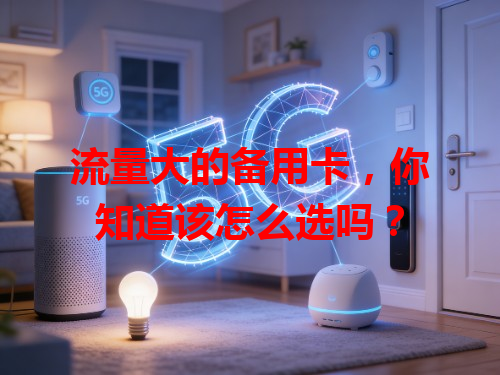流量大的备用卡，你知道该怎么选吗？
