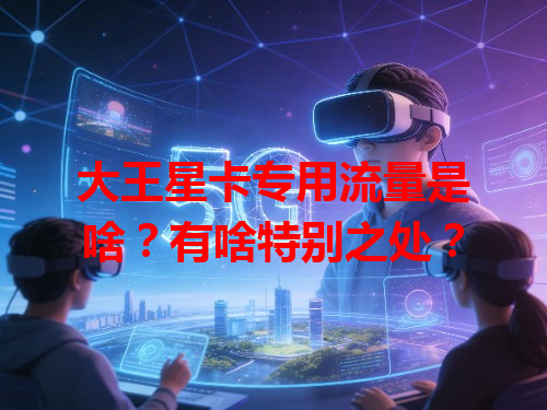 大王星卡专用流量是啥？有啥特别之处？