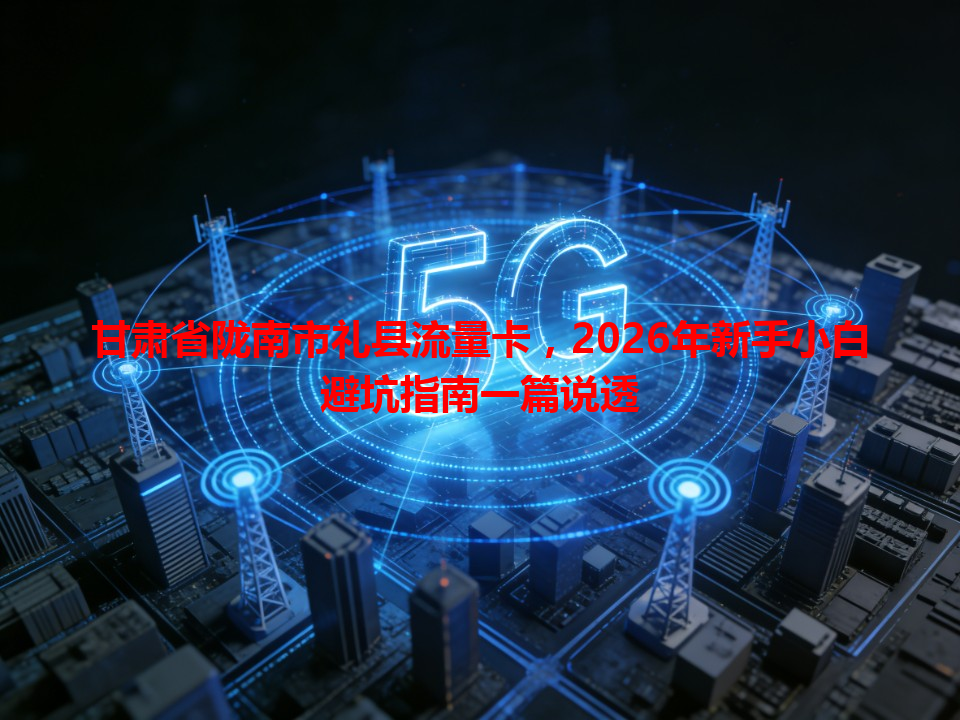 甘肃省陇南市礼县流量卡，2026年新手小白避坑指南一篇说透