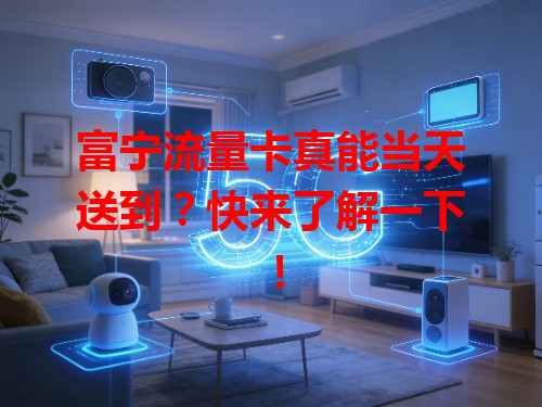 富宁流量卡真能当天送到？快来了解一下！