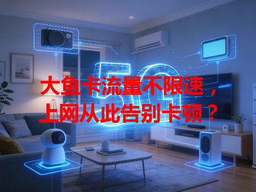 大鱼卡流量不限速，上网从此告别卡顿？